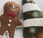 Georgie Gingerbread Light Up Christmas Tree Pillow Bundle Pottery