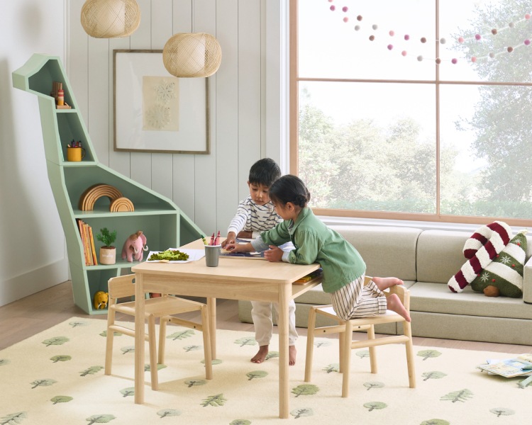 furniture Montessori Inspired Playroom Pottery Barn Kids