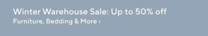 Winter Warehouse Sale: Up to 50% Off