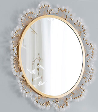 Monique Lhuillier Floral Mirror