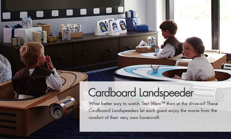 Cardboard Landspeeder
