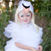 Swan Face Paint Template