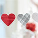 Sewn Heart Garland