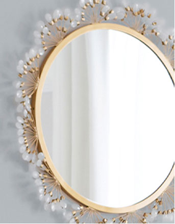 Monique Lhuillier Floral Spray Mirror