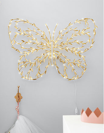 Monique Lhuillier Crystal Vine Light Up Butterfly