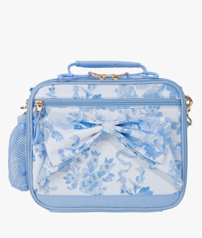 Front-facing image of Mackenzie Adaptive Lunch Box in LoveShackFancy print.