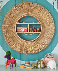 Rattan Sun Shelf