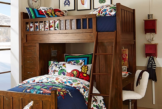 pottery barn marvel bedding