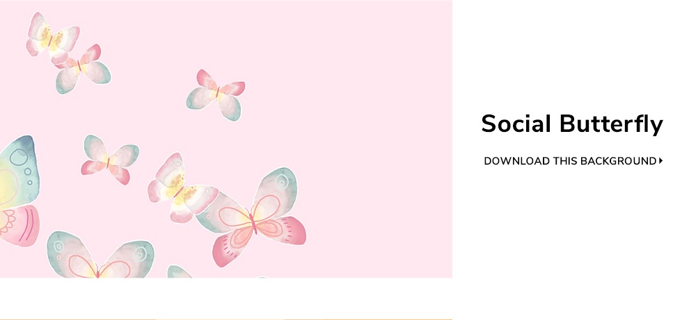 Social Butterfly Background