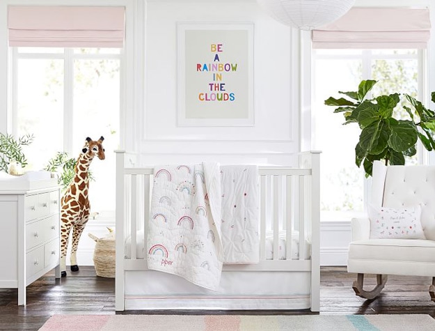 Goodbye baby crib, Hello toddler bed. Big Kid Room Reveal with Pottery Barn  Kids - CHAMPAGNE + MACAROONS