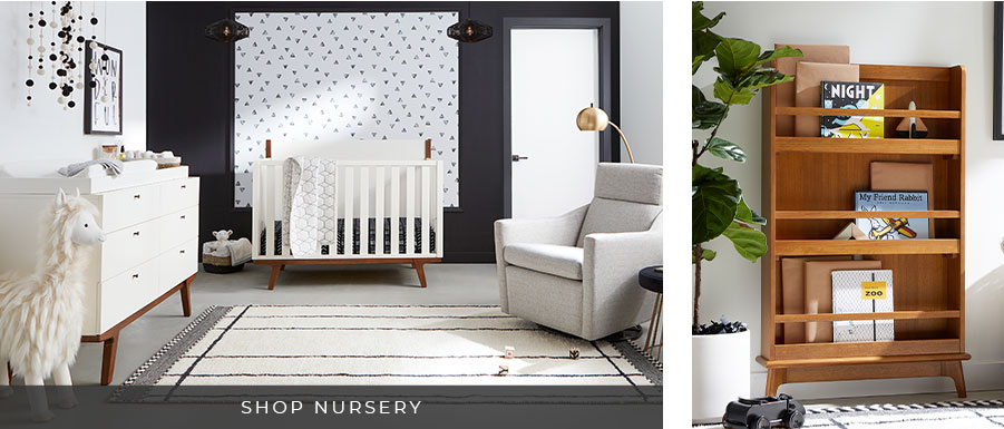 Black, White & Bright Nursery