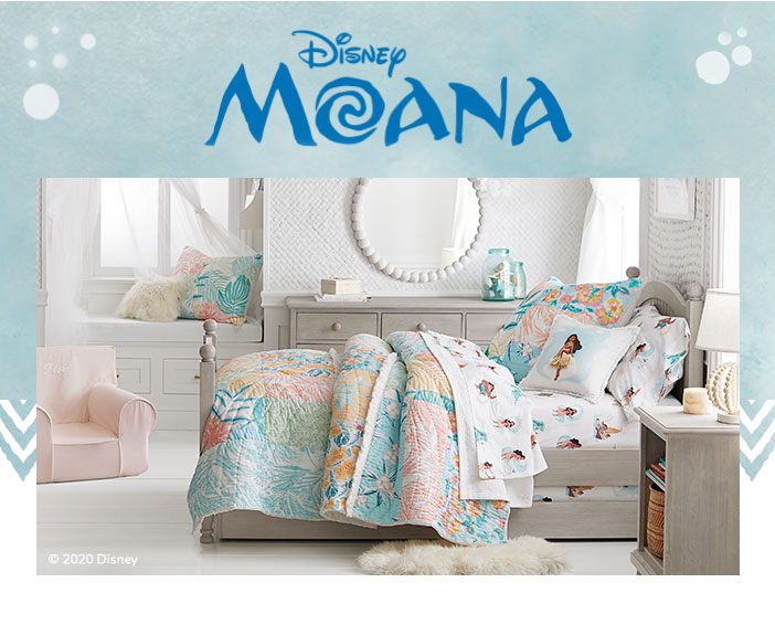 moana crib bedding set