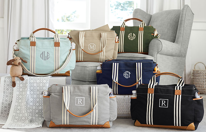 pottery barn diaper bag