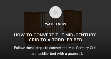 How to Convert the Mid-Century Crib to a Toddler Bed