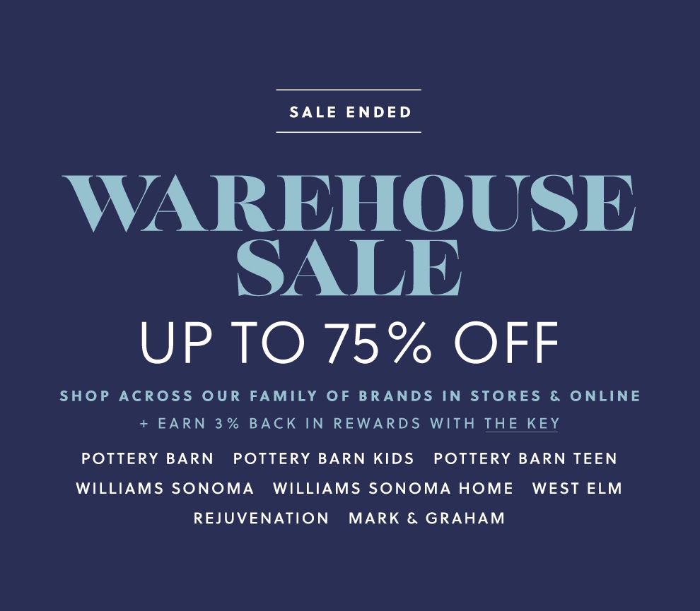 End Of Sale Pottery Barn Kids