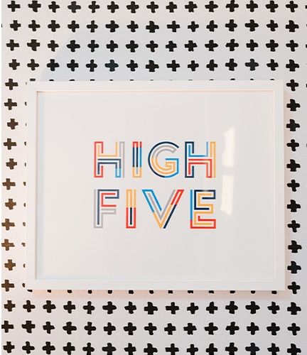 Minted® High Five Wall Art by Daisy Rizzo