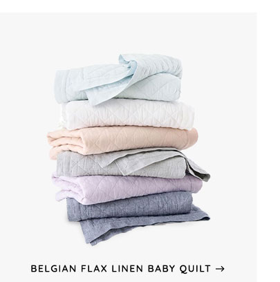 Belgian Flax Linen Baby Quilt