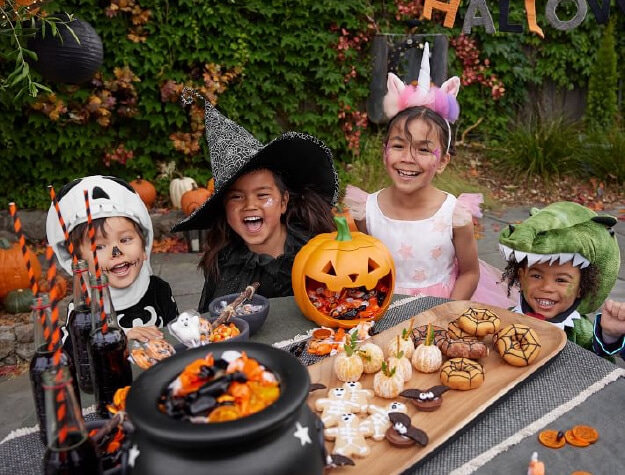 Decorated Halloween treats