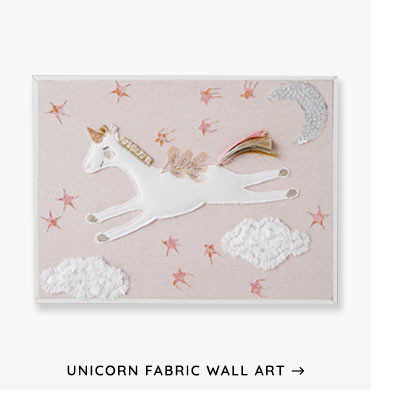 Unicorn Fabric Wall Art