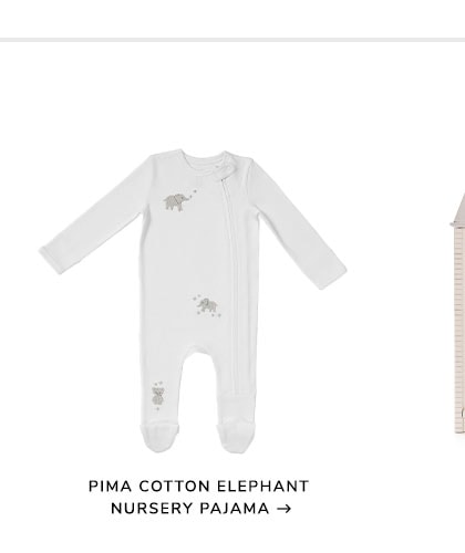 Pima Cotton Elephant Nursery Pajama