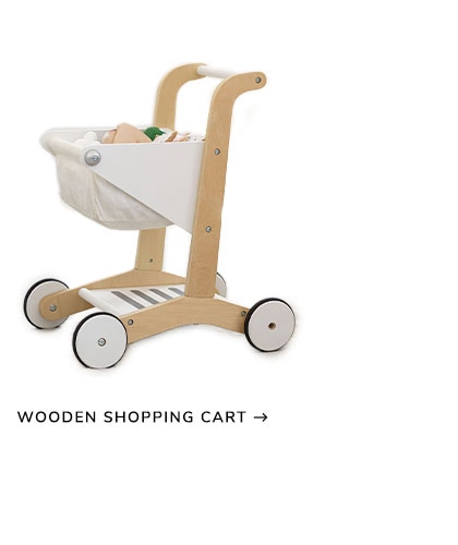 Wooden Shopping Cart
