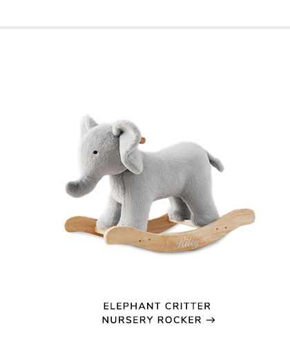 Elephant Critter Nursery Rocker
