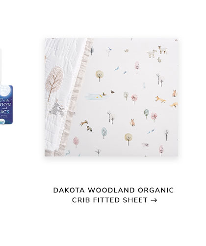 Dakota Woodland Organic Crib Fitted Sheet