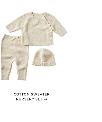 Cotton Sweater Nursery Set
