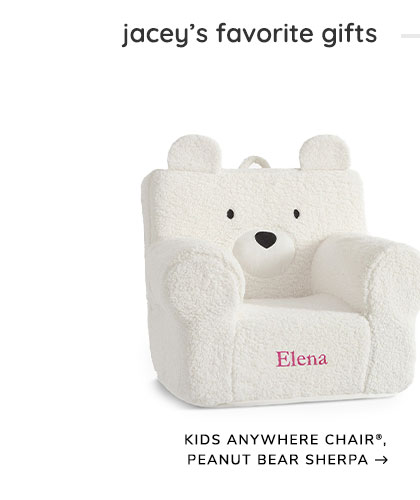 Kids Anywhere Chair Peanut Bear Sherpa