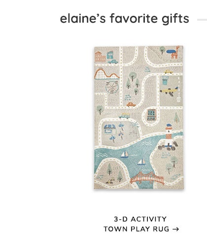 3-D Activity Town Play Rug