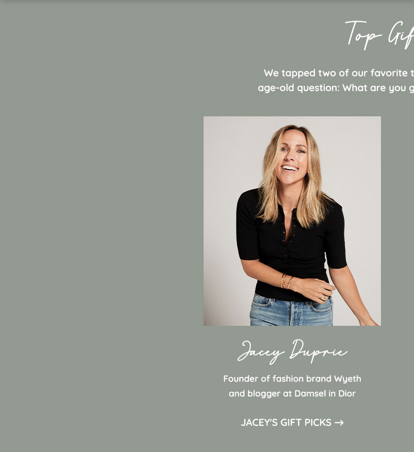 Jacey's Gift Picks