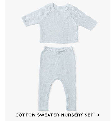 Cotton Sweater Nursery Set