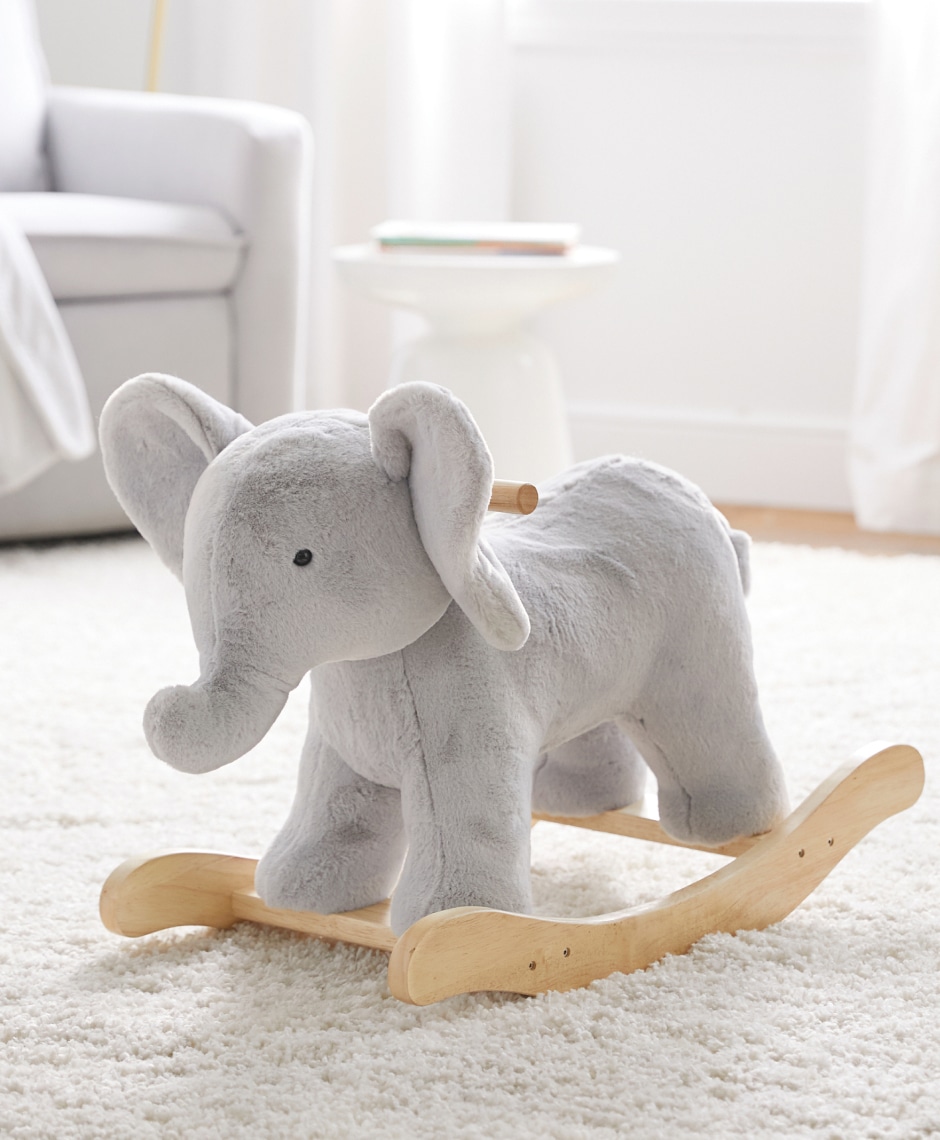Elephant Critter Nursery Rocker