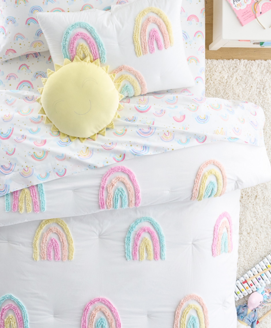 Candlewick Rainbow Comforter & Shams