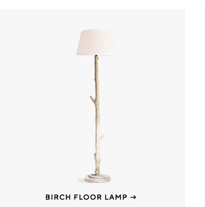 Birch Floor Lamp