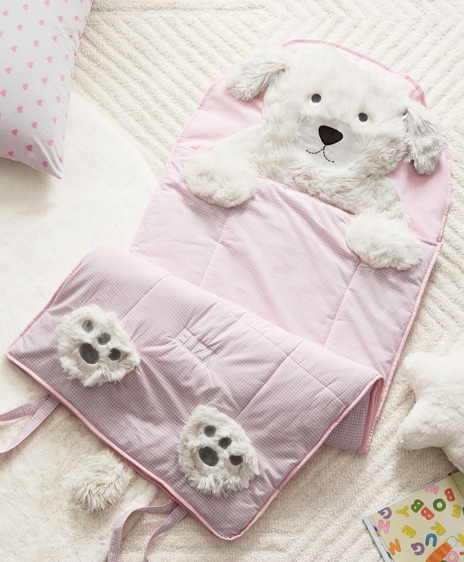 Shaggy Head Puppy Sleeping Bag