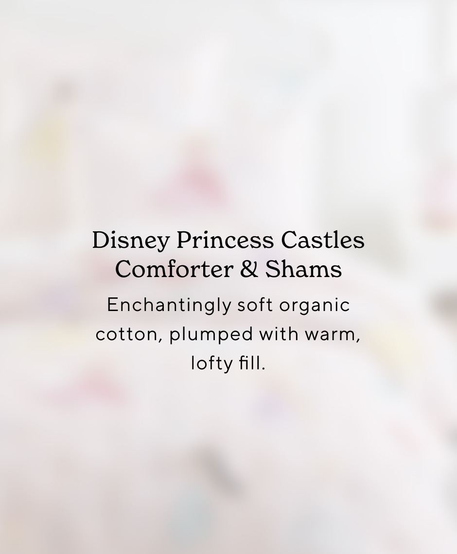 Disney Princess Castles Comforters & Shams