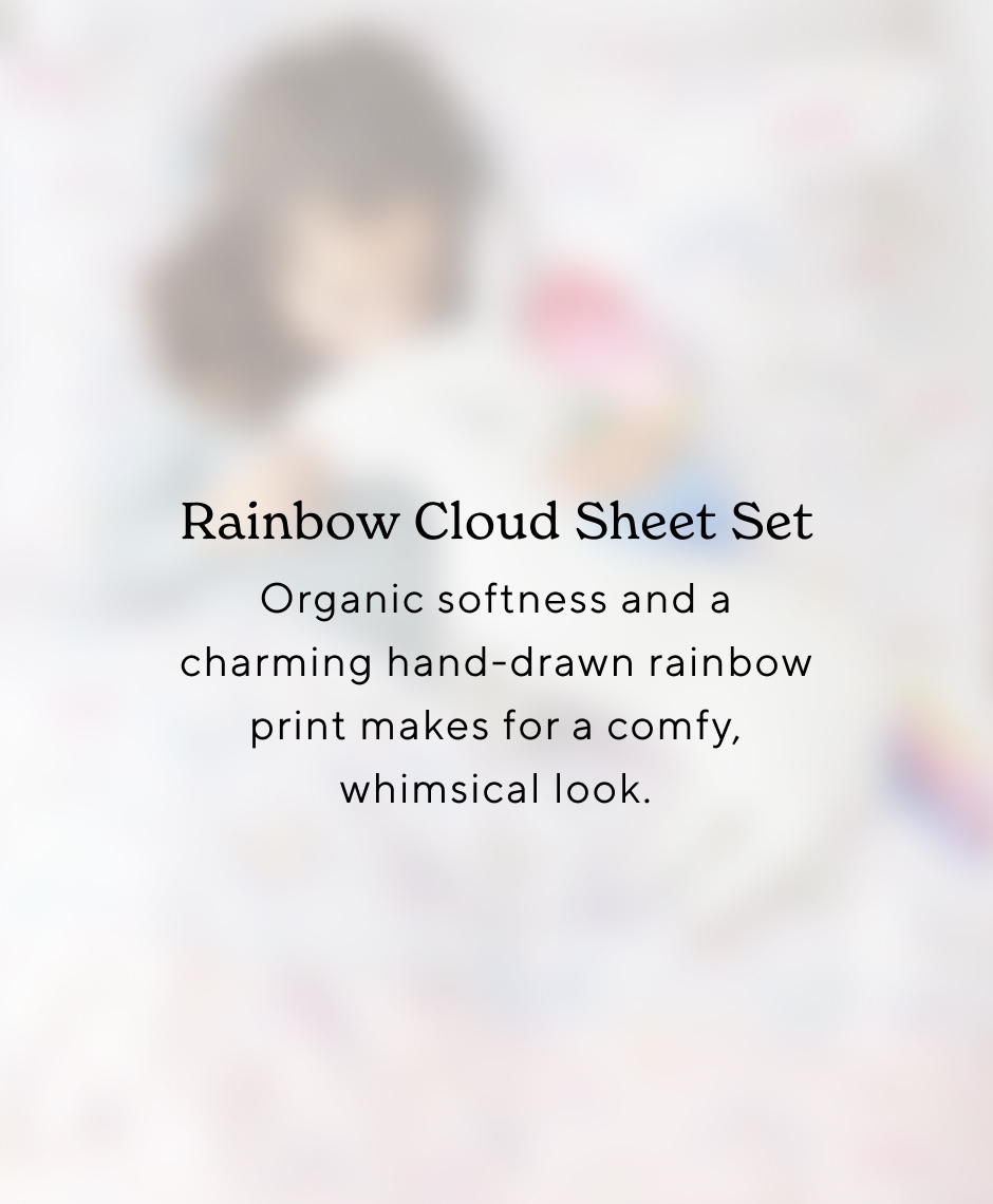 Rainbow Cloud Sheet Set