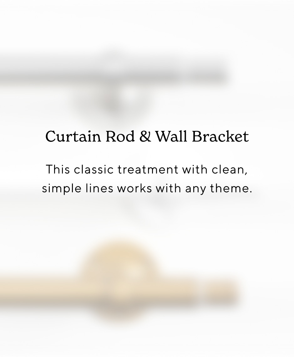 Curtain Rod & Wall Bracket