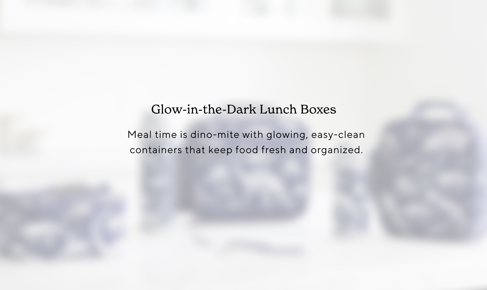 Glow-in-the-Dark Lunch Boxes
