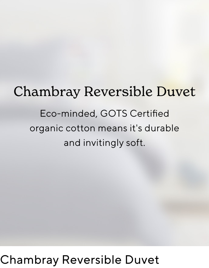 Chambray Reversible Duvet