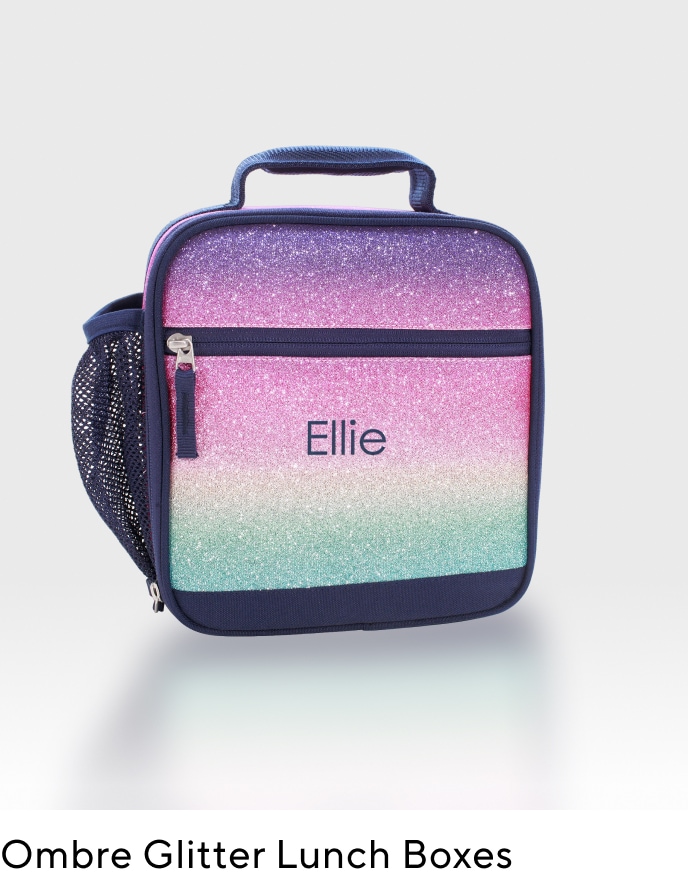 Ombre Glitter Lunch Boxes