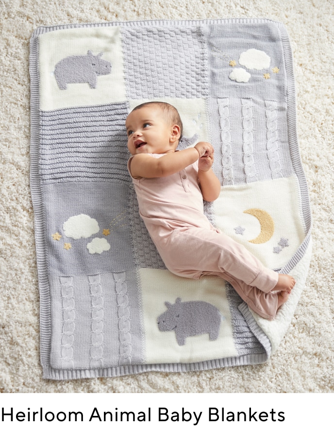 Heirloom Animal Baby Blankets
