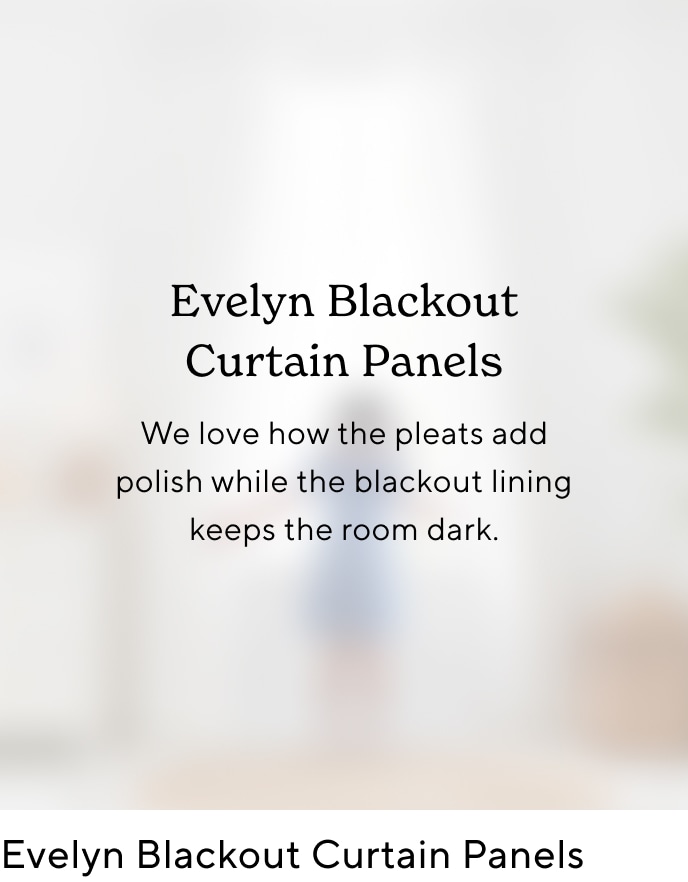 Evelyn Blackout Curtain Panel