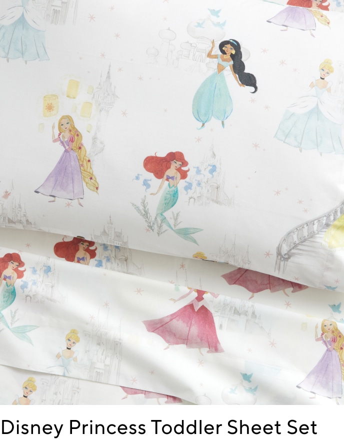 Disney Princess Toddler Sheet Set