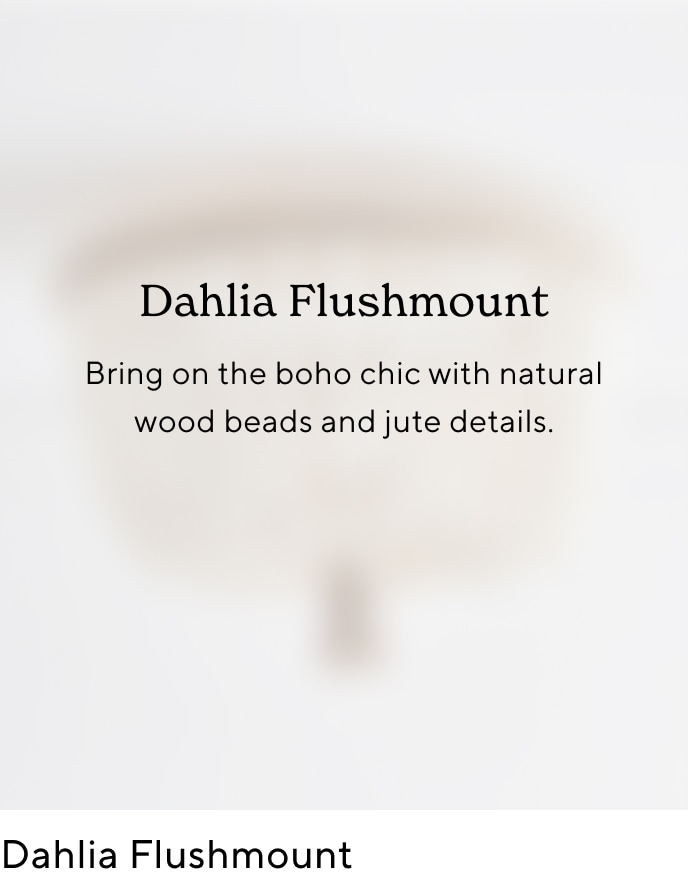 Dahlia Flushmount