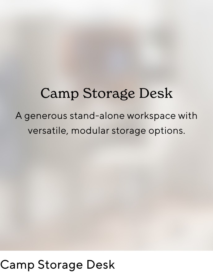 Camp Storage Desk