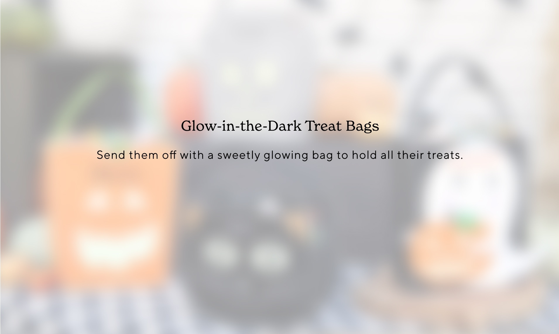 Glow-In-The-Dark Treat Bags