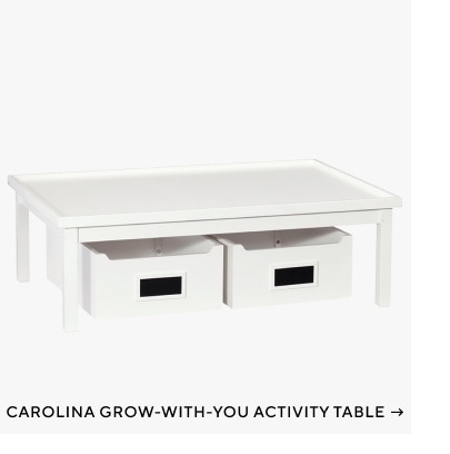 Carolina Grow-With-You Activity Table