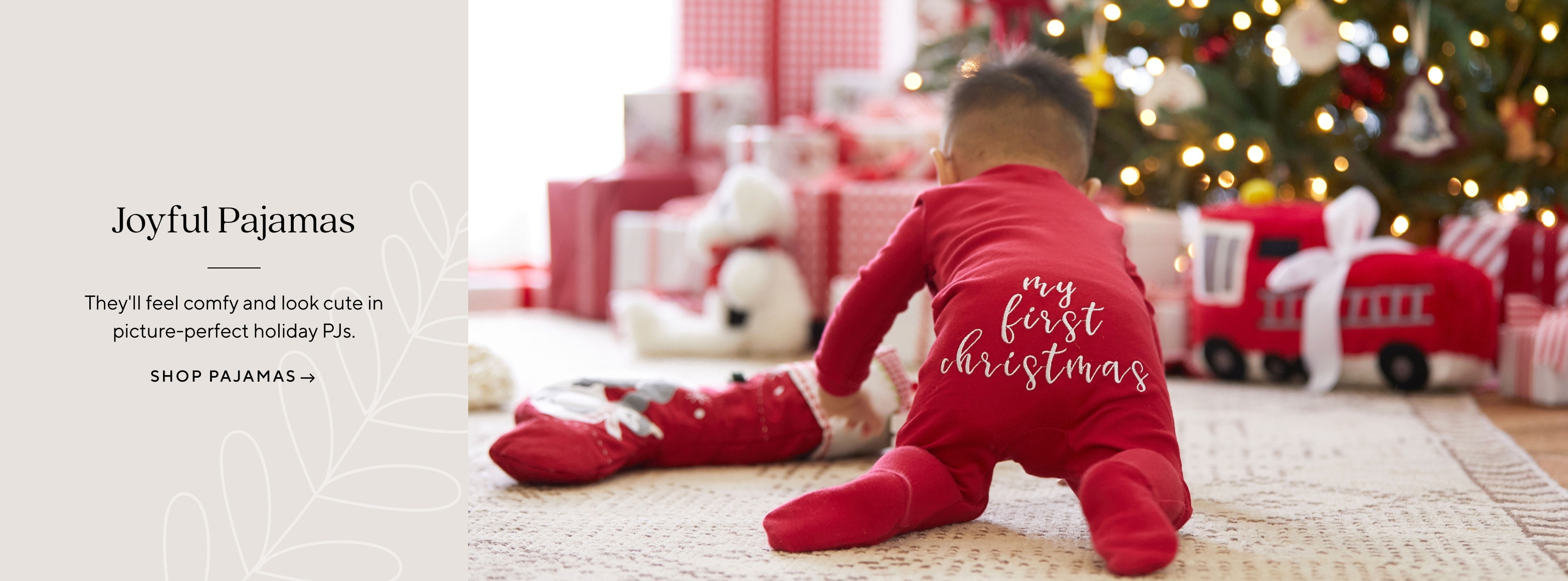 Baby's First Christmas Pajamas